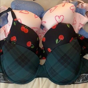 PINK bras. Never worn